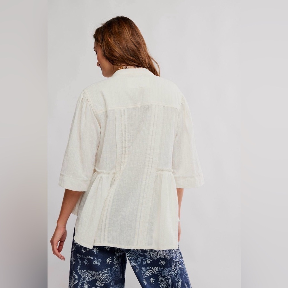 Willow Button Down NWOT ivory - Picture 2 of 3